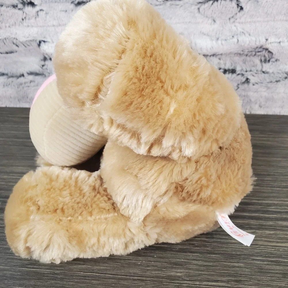 Brown Teddy Bear Plush Holding Pink Cupcake Birthday‎ 11